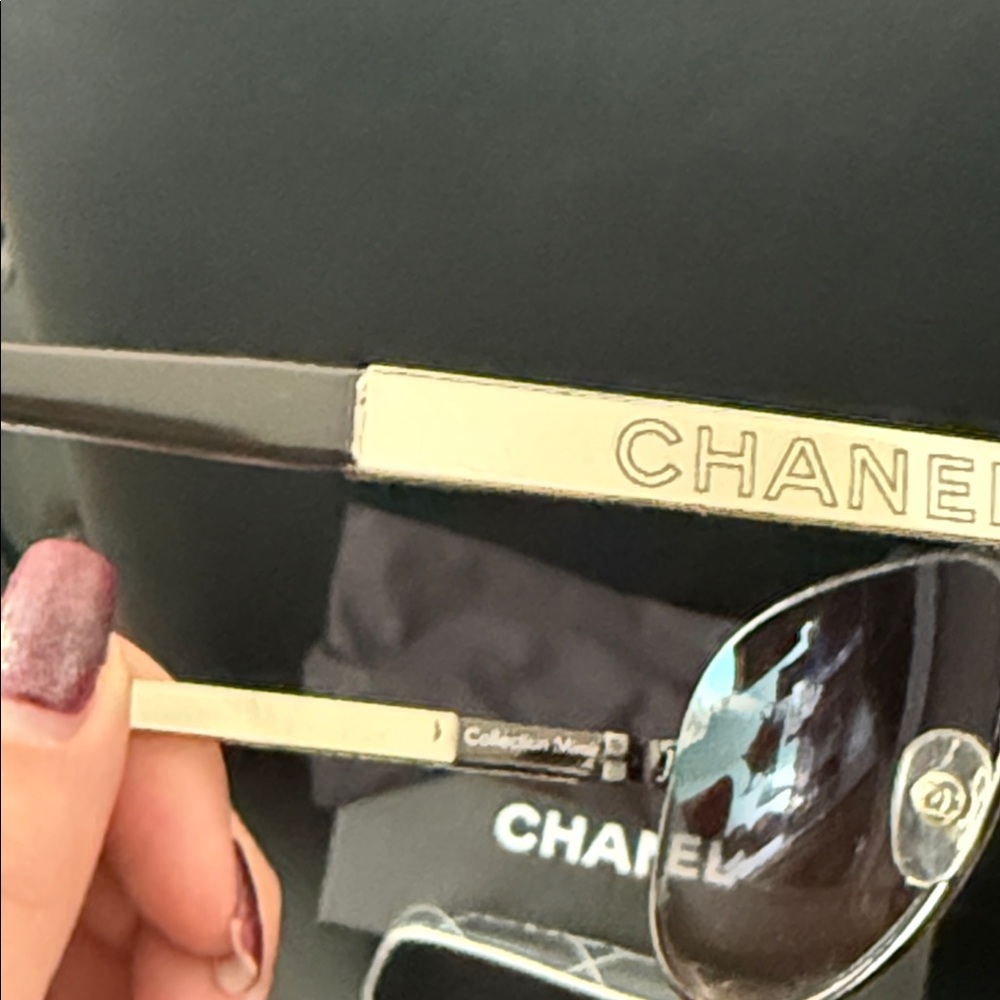 CHANEL Dark Brown Aviator Sunglasses - Picture 7 of 16